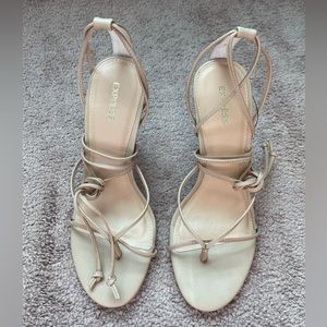 Express Ankle Wrap Heels